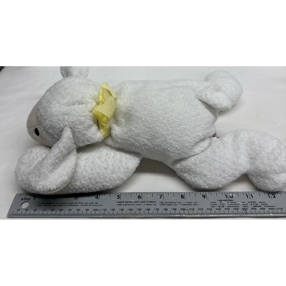 TY Pillow Pals Vintage BaBa Lamb White Sheep Plush Floppy Stuffed Animal 1996